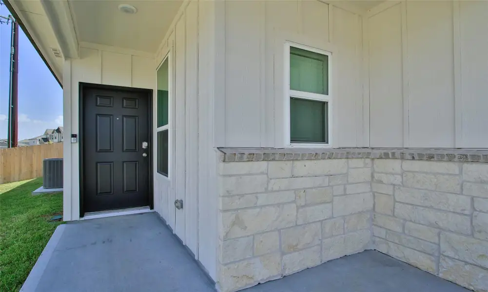 Exterior details and patio area of a home in Windrow, Hockley (Image 23).