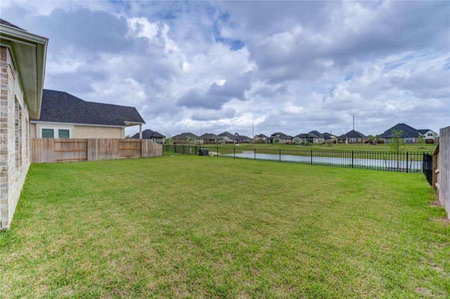 Exterior details and patio area of a home in Arabella on the Prairie, Richmond (Image 27).