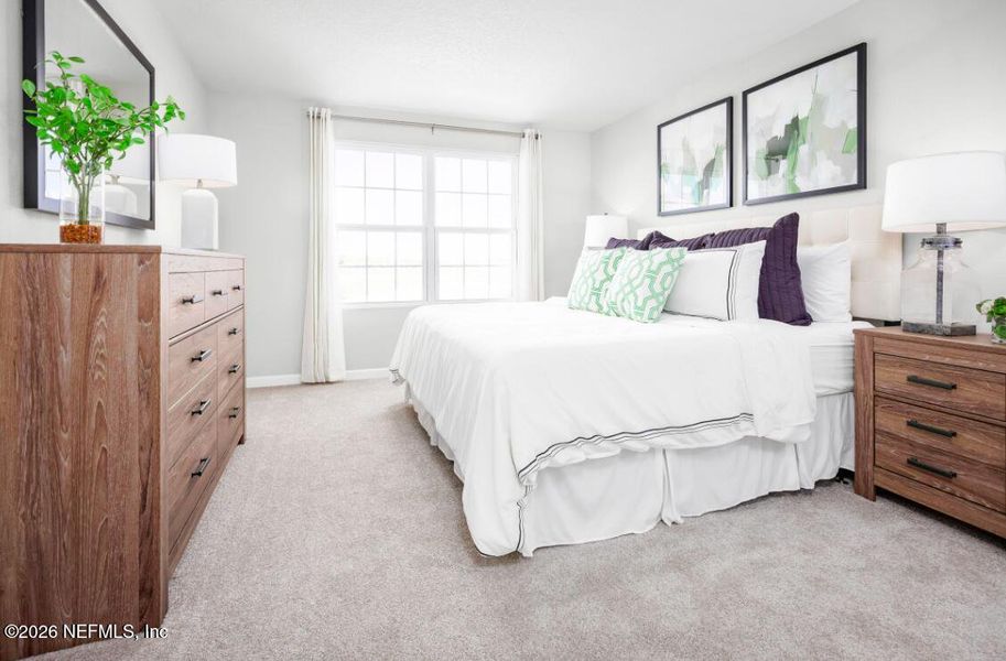 Furnished interior view inside a new home in Seminole Palms Townhomes, Palm Coast (Image 5).