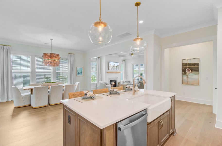 Furnished interior view inside a new home in , Summerville (Image 11).