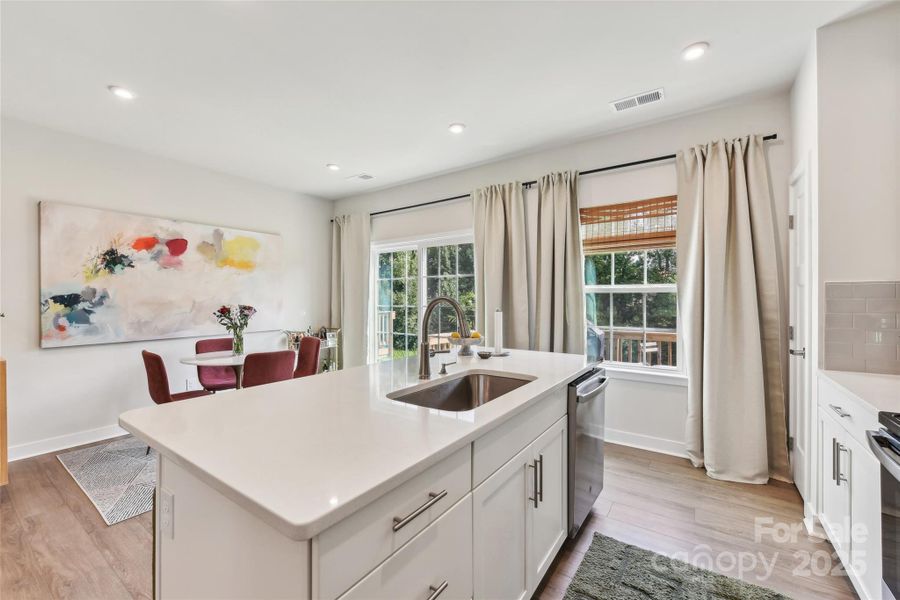 Furnished interior view inside a new home in Villages at Beachmont, Charlotte (Image 12).