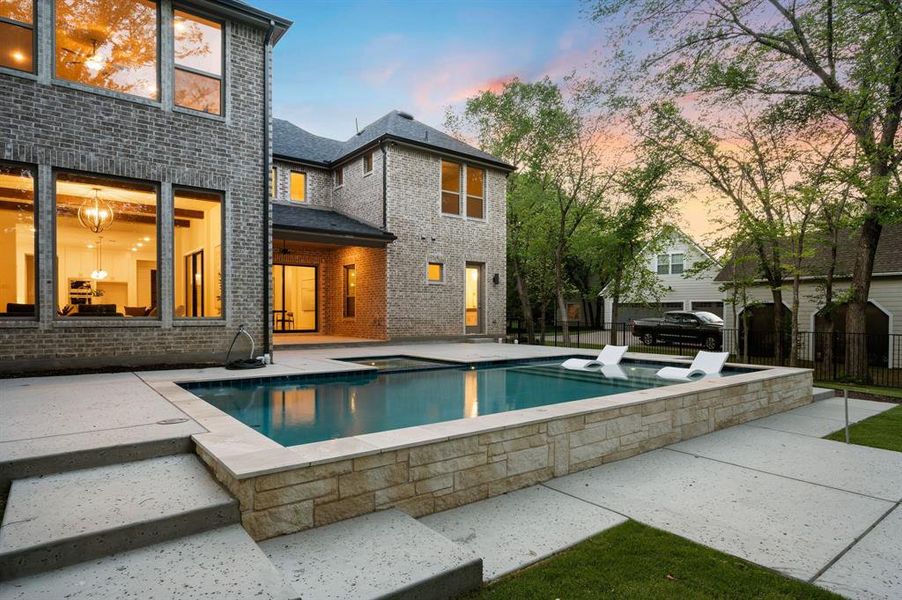 Exterior details and patio area of a home in , Keller (Image 27).