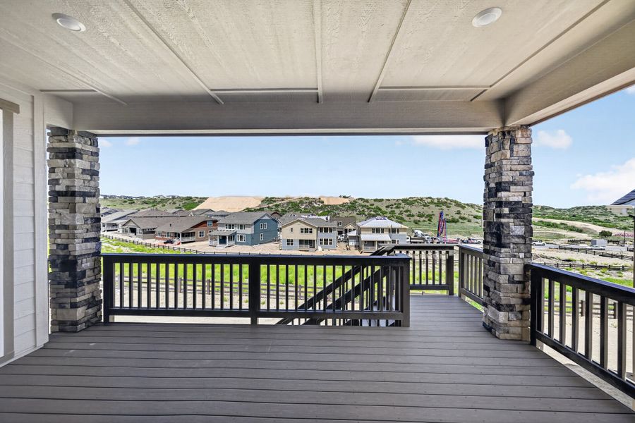 Exterior details and patio area of a home in Macanta, Castle Rock (Image 2). Exterior details and patio area of a home in Macanta, Castle Rock (Image 2).