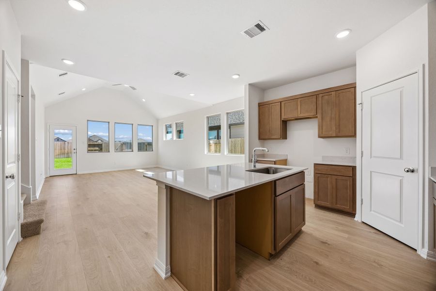 Furnished interior view inside a new home in Riviera Pines, Huffman (Image 7).