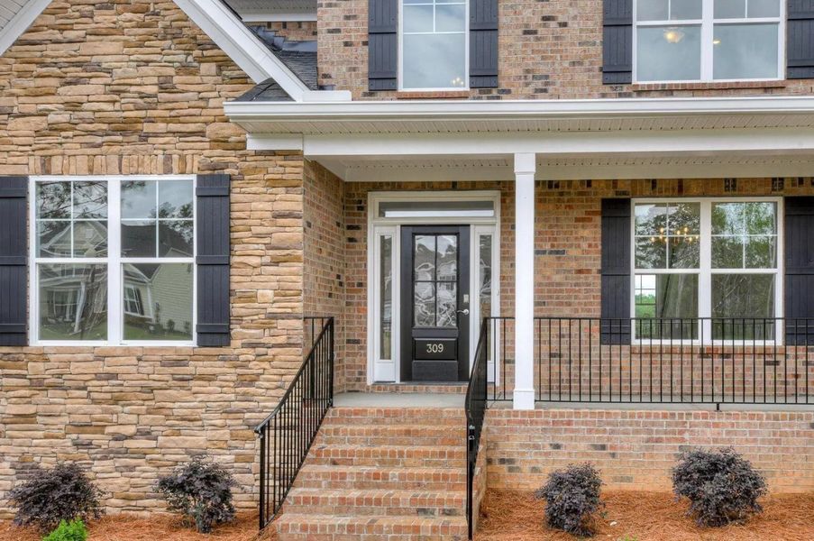 Front exterior of a new home in Mount Vintage, North Augusta, SC, highlighting curb appeal (Image 25).