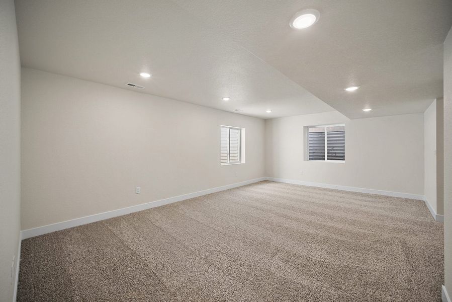 Spacious, unfurnished interior of a new home in Aspen Ranch, Fountain (Image 36). Spacious, unfurnished interior of a new home in Aspen Ranch, Fountain (Image 36).