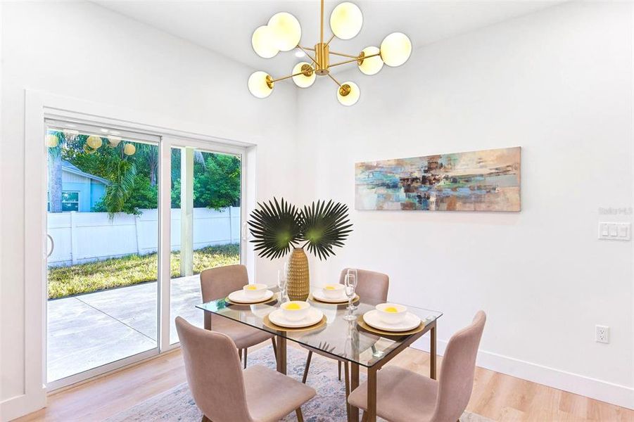 Furnished interior view inside a new home in , Dunedin (Image 7).
