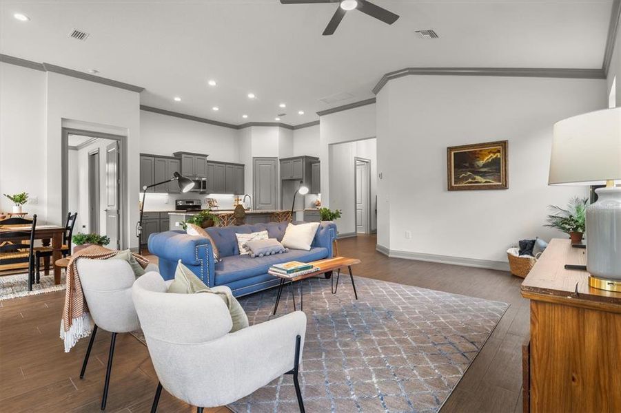 Furnished interior view inside a new home in , Lakeland (Image 4).