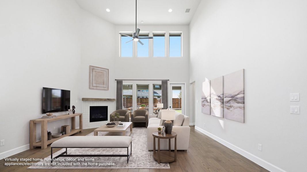 Furnished interior view inside a new home in Eliana, McKinney (Image 7).