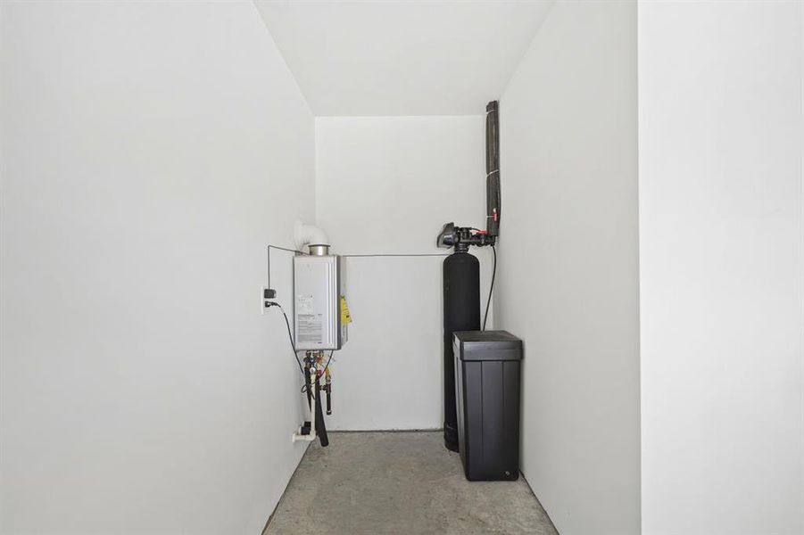 Tankless Water Heater and whole-house water softener