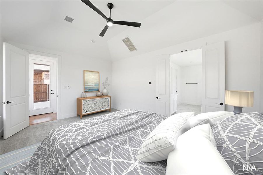 Furnished interior view inside a new home in Brookhollow West, Prosper (Image 15).