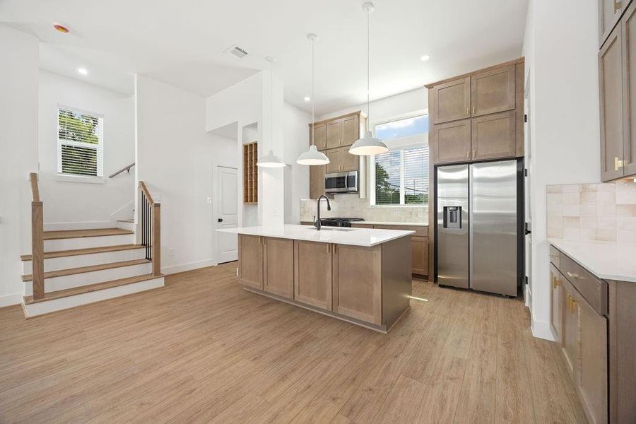 Furnished interior view inside a new home in , Houston (Image 4). Furnished interior view inside a new home in , Houston (Image 4).