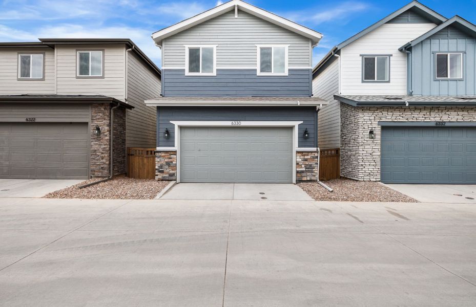 Furnished interior in a model home at Painted Prairie in Aurora (Image 20).