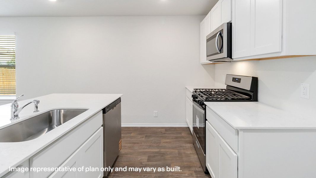 Representative furnished interior of a home built from the The Friedrich by D.R. Horton in Riverstone at Westpointe, San Antonio (Image 10).