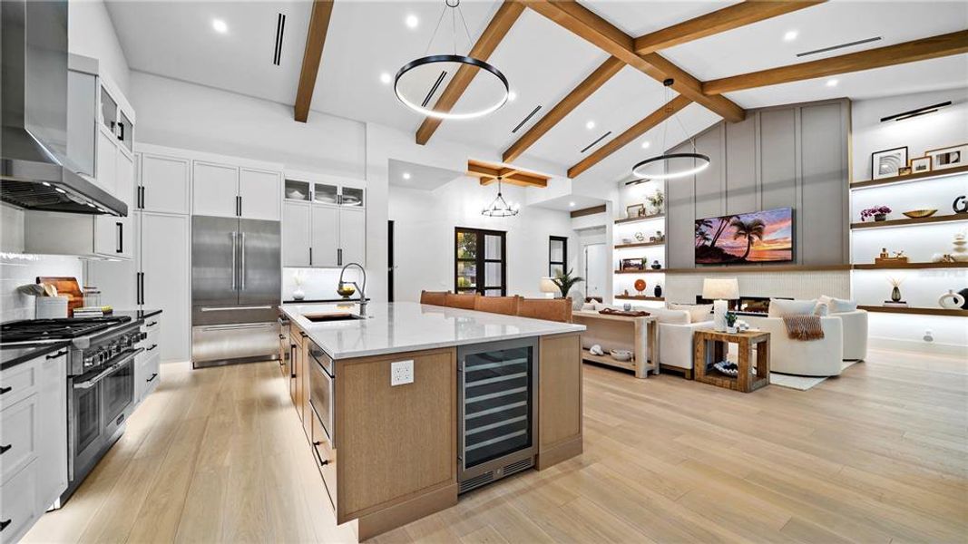 Furnished interior view inside a new home in , Sarasota (Image 14).