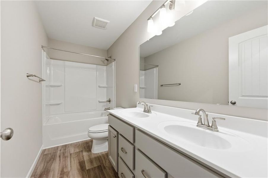 Furnished interior view inside a new home in Twin Lakes, Hoschton (Image 19).