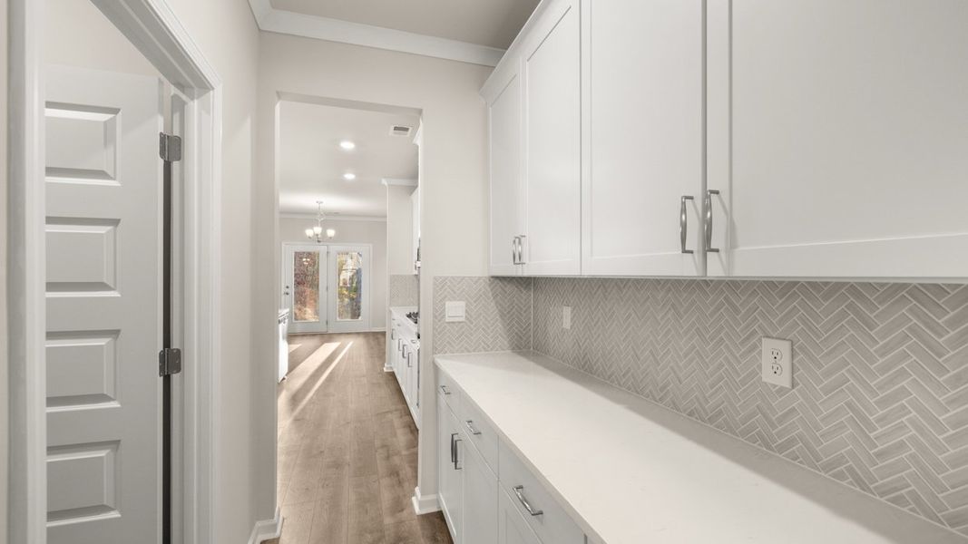 Furnished interior view inside a new home in Heritage Pointe, Senoia (Image 9).