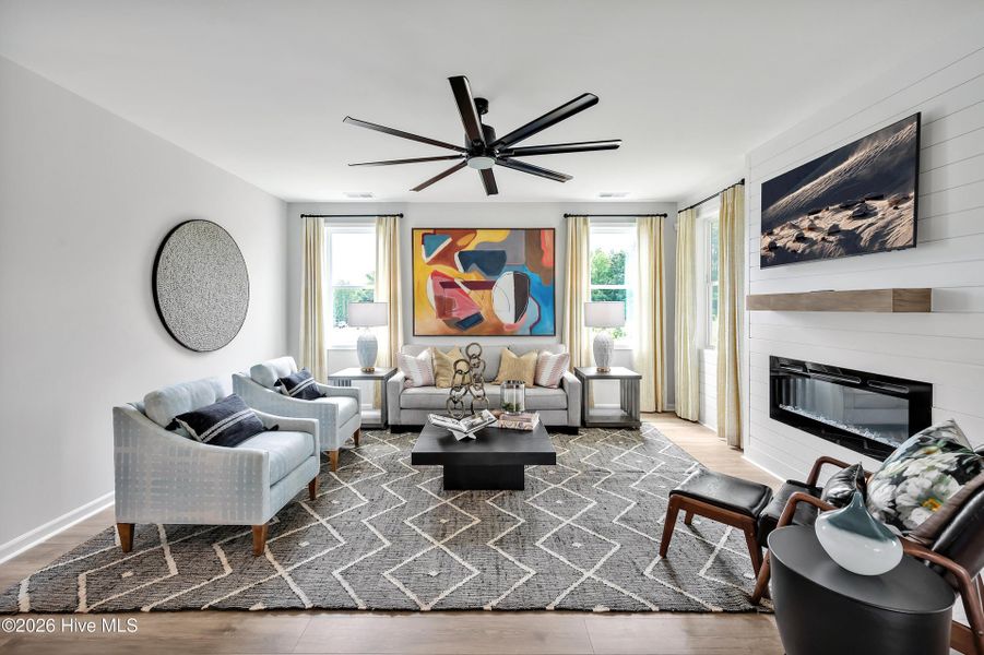 Furnished interior view inside a new home in Coastal Haven, Leland (Image 9).