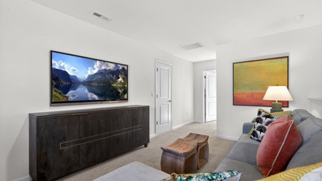 Representative furnished interior of a home built from the Azalea by D.R. Horton in The Villas at Galvins Ridge, Sanford (Image 33).