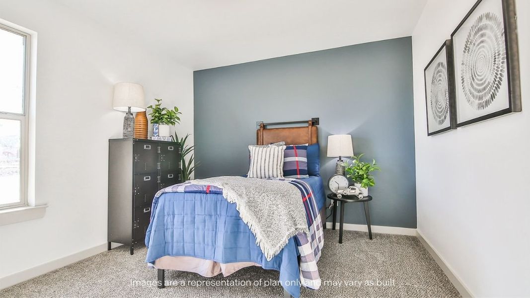 Furnished interior view inside a new home in Viridian, Lubbock (Image 7).