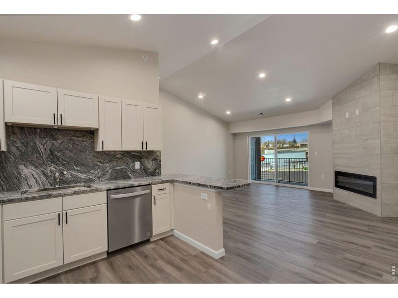 Furnished interior view inside a new home in , Denver (Image 9).