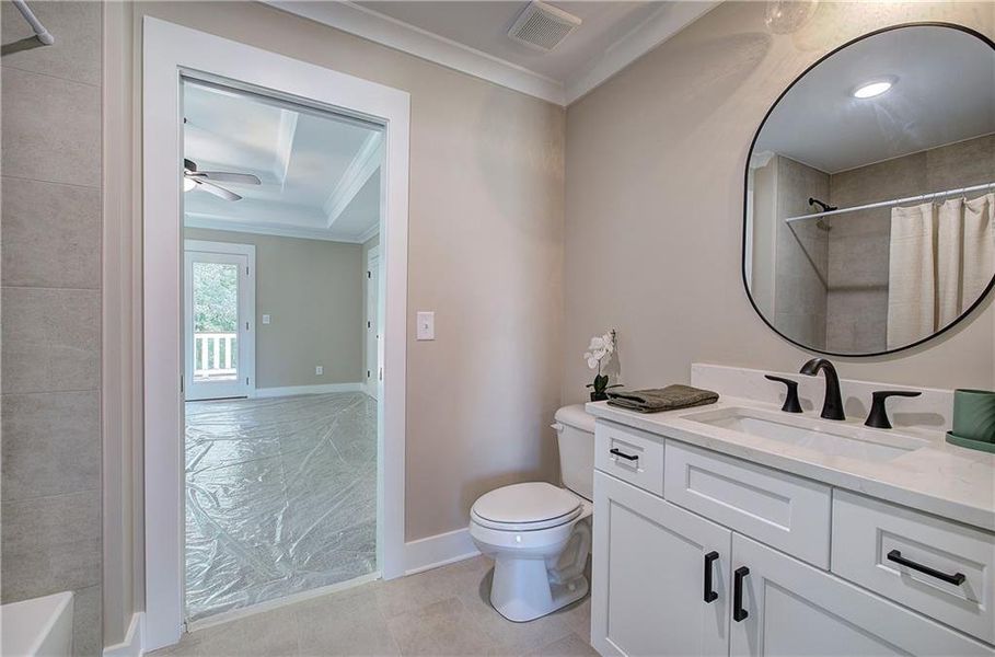 Furnished interior view inside a new home in , Euharlee (Image 29).