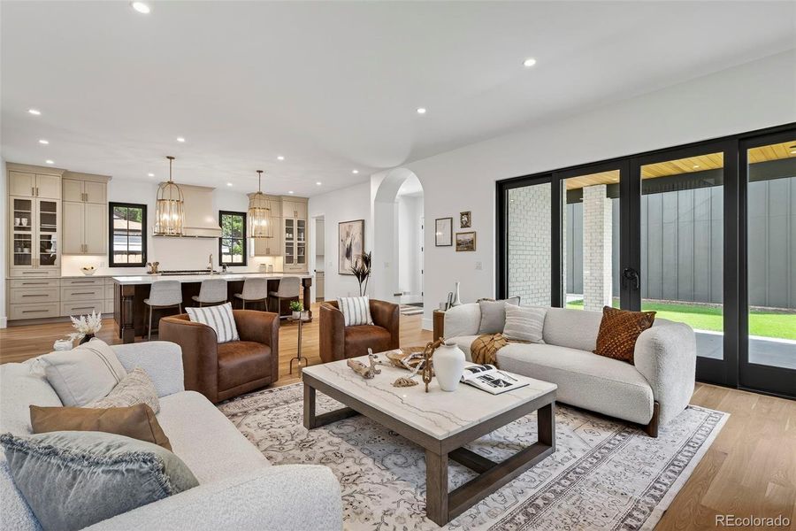 Furnished interior view inside a new home in , Denver (Image 10).