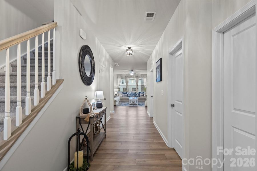 Furnished interior view inside a new home in Waxhaw Landing, Monroe (Image 10). Furnished interior view inside a new home in Waxhaw Landing, Monroe (Image 10).