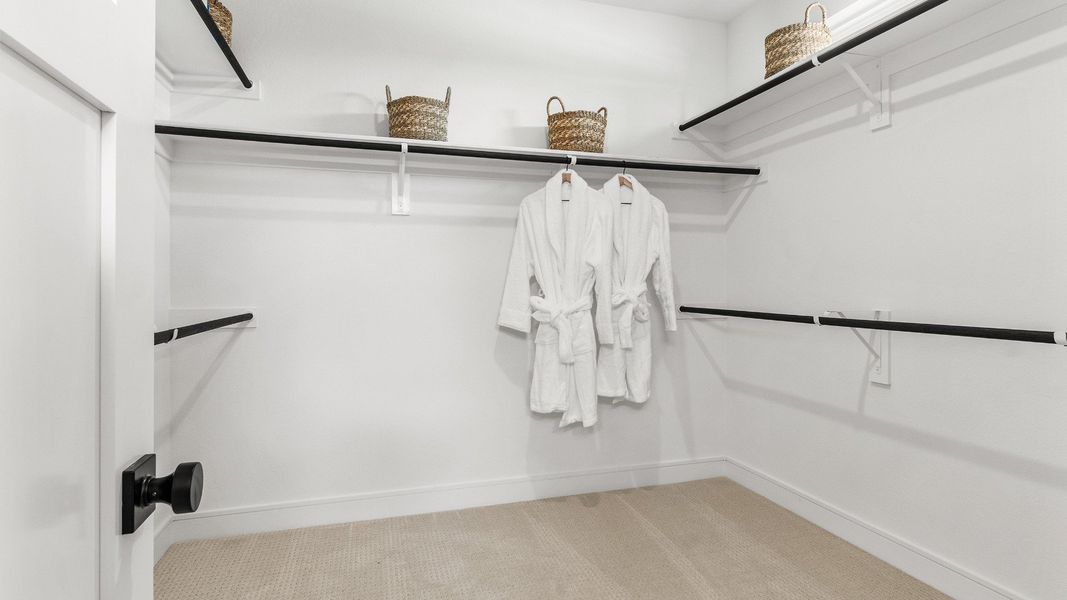 Representative furnished interior of a home built from the Tivoli by Brightland Homes in Bridgeland Central, Cypress (Image 19).