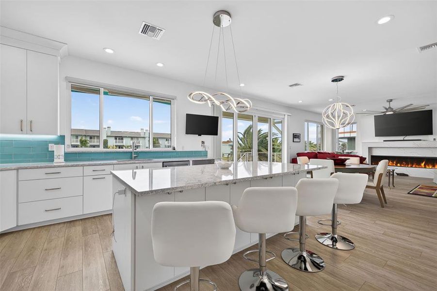 Furnished interior view inside a new home in , Indian Rocks Beach (Image 39).