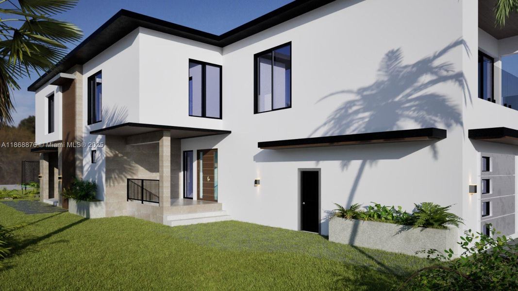 Front exterior of a new home in , Key Colony Beach, FL, highlighting curb appeal (Image 2). Front exterior of a new home in , Key Colony Beach, FL, highlighting curb appeal (Image 2).