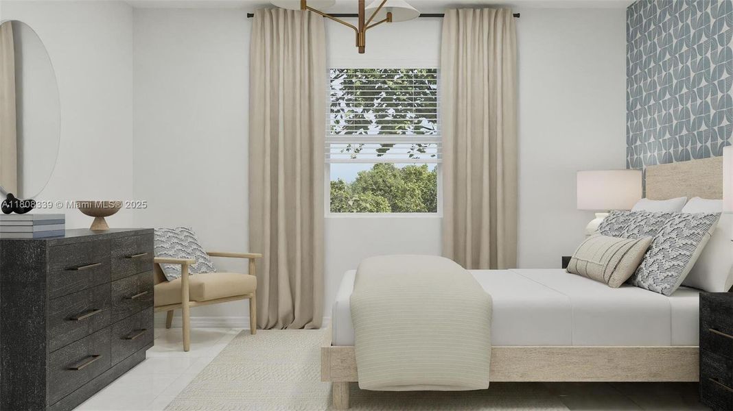 Furnished interior view inside a new home in Redlands Ridge: Mahogany Collection, Miami (Image 6).