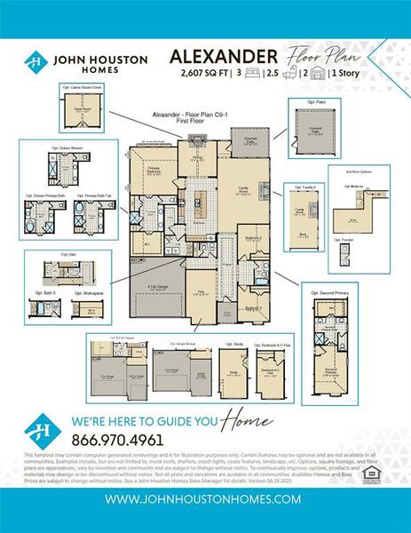 2D floor plan layout of this home in BridgeWater - Phase 1, Midlothian, TX (Image 4). 2D floor plan layout of this home in BridgeWater - Phase 1, Midlothian, TX (Image 4).