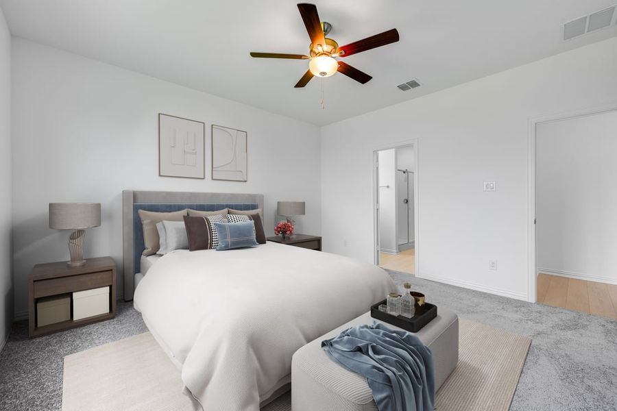 Furnished interior view inside a new home in River Ridge, Crandall (Image 7).