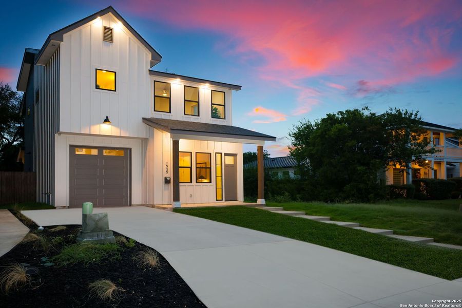 Front exterior of a new home in , San Antonio, TX, highlighting curb appeal (Image 25).
