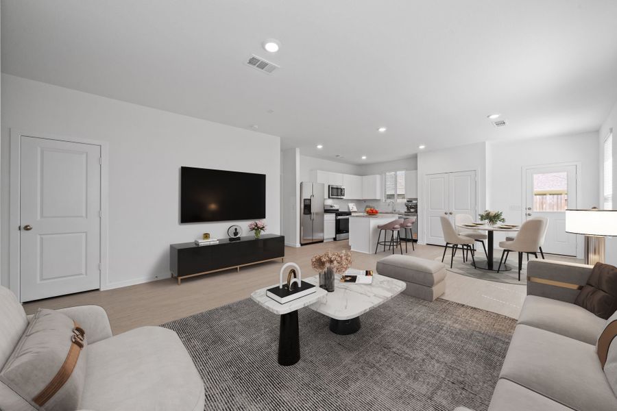 Representative furnished interior of a home built from the Enloe by Centex in Decker Farms, Magnolia (Image 10).