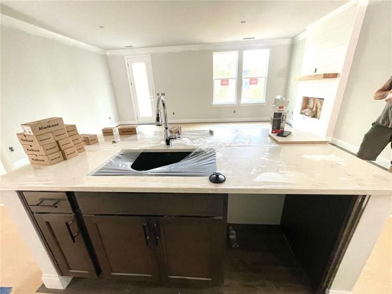 Furnished interior view inside a new home in The Village at Towne Lake, Woodstock (Image 45).