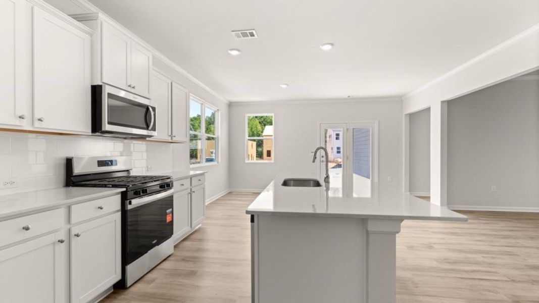 Furnished interior view inside a new home in Braselton Village, Braselton (Image 11).