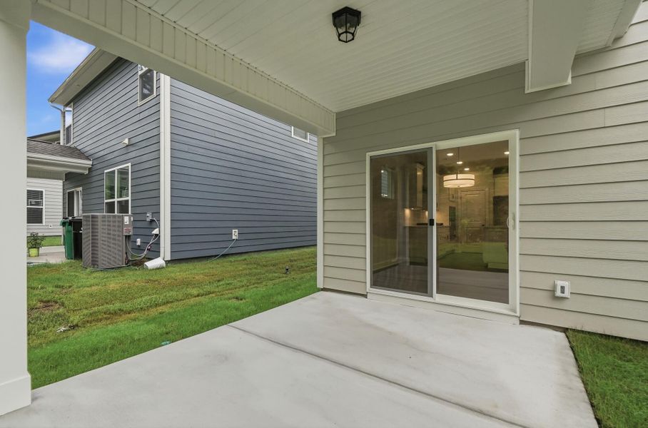 Exterior details and patio area of a home in Caldwell Forest, Charlotte (Image 3). Exterior details and patio area of a home in Caldwell Forest, Charlotte (Image 3).