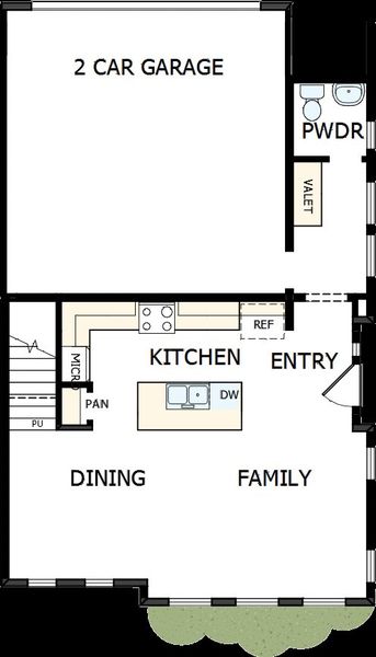 2D floor plan layout of this home in Painted Tree Woodland West – Village, McKinney, TX (Image 3). 2D floor plan layout of this home in Painted Tree Woodland West – Village, McKinney, TX (Image 3).