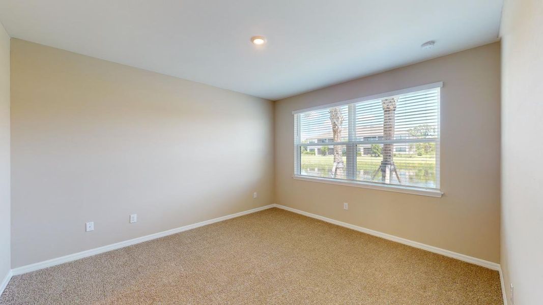 Representative unfurnished interior of a home built from the Caserta VII by Taylor Morrison in Esplanade at Rivergrass Condos, Naples (Image 5).