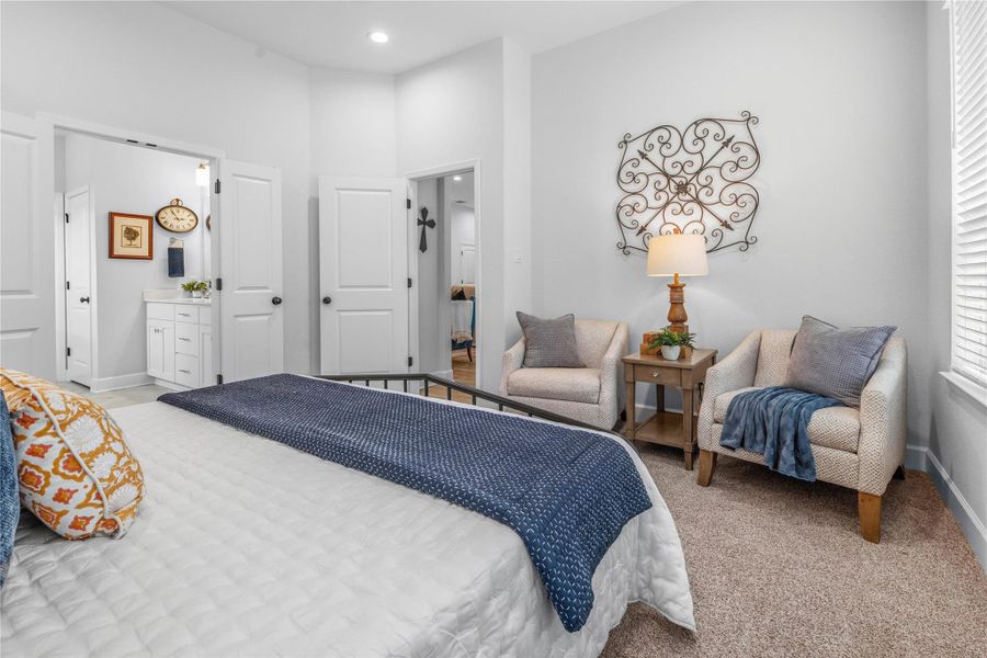 Furnished interior view inside a new home in , College Station (Image 12). Furnished interior view inside a new home in , College Station (Image 12).