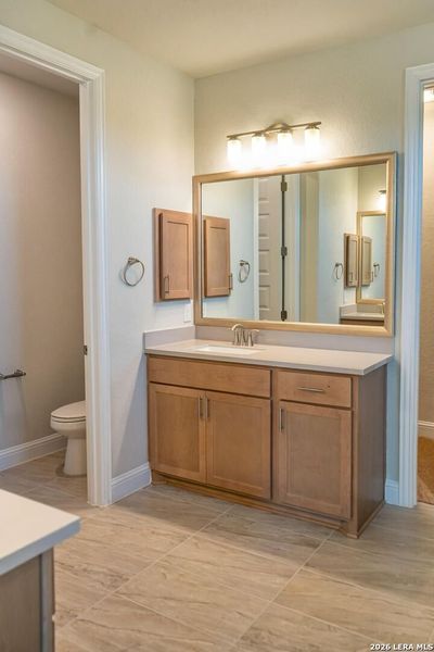 Furnished interior view inside a new home in Annabelle Ranch, San Antonio (Image 8).