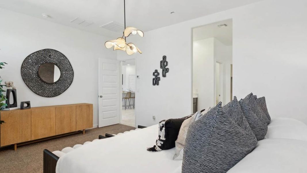 Furnished interior view inside a new home in Quail Ranch, San Tan Valley (Image 15).