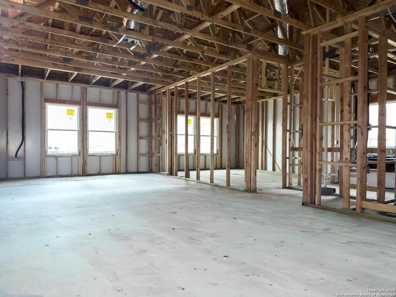 In-progress construction of a new home in Cordova Trails, Seguin, TX (Image 18).
