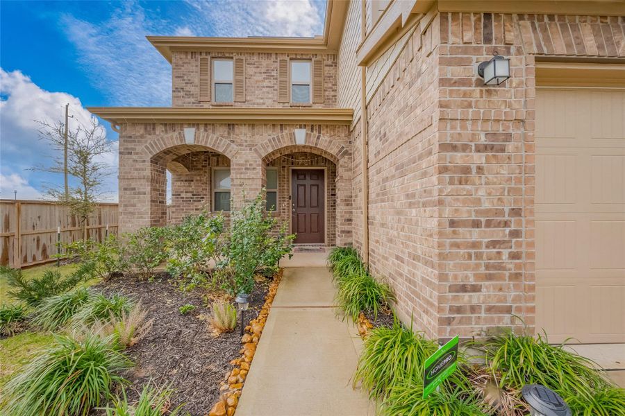 Exterior details and patio area of a home in Deer Run Meadows, Richmond (Image 4). Exterior details and patio area of a home in Deer Run Meadows, Richmond (Image 4).
