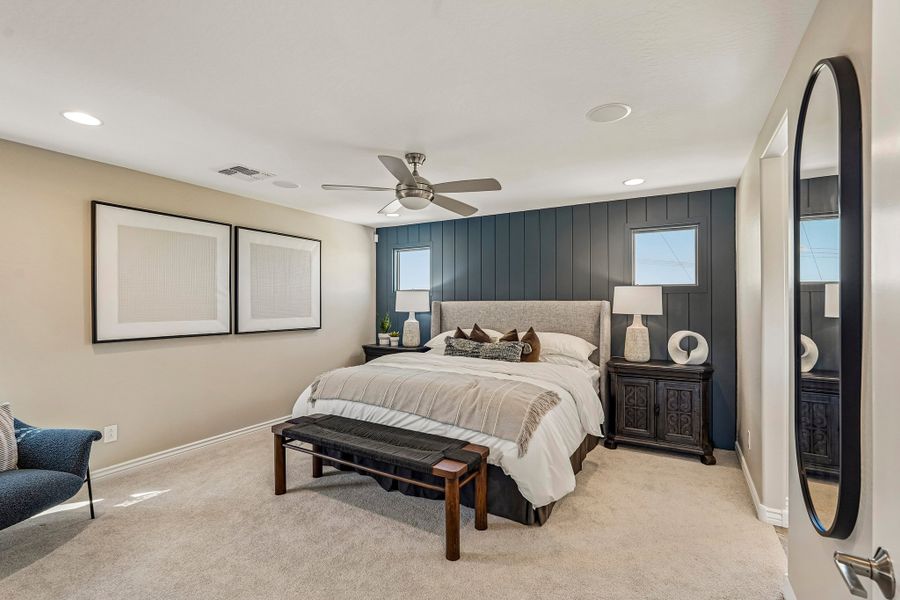 Furnished interior view inside a new home in Estrella, Goodyear (Image 22).