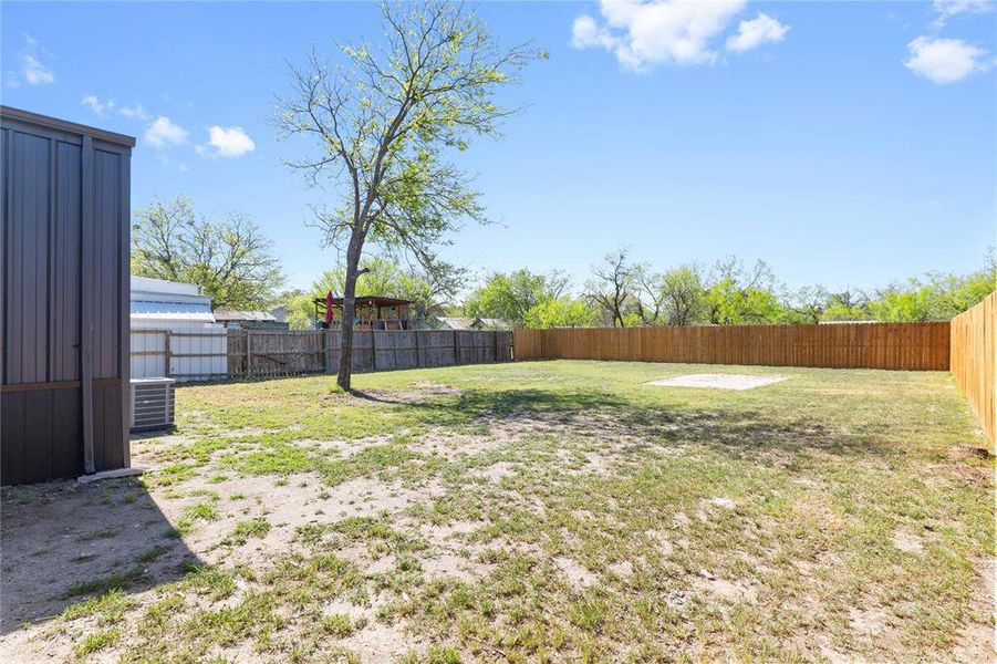 Exterior details and patio area of a home in , Brownwood (Image 29).