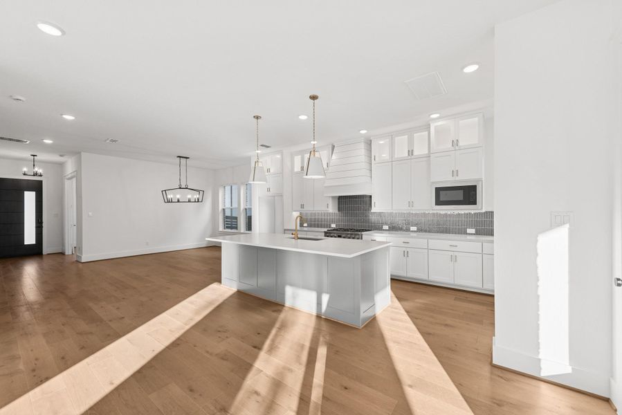 Furnished interior view inside a new home in Easthaven at Bridgeland Central - Vision Collection, Cypress (Image 13). Furnished interior view inside a new home in Easthaven at Bridgeland Central - Vision Collection, Cypress (Image 13).