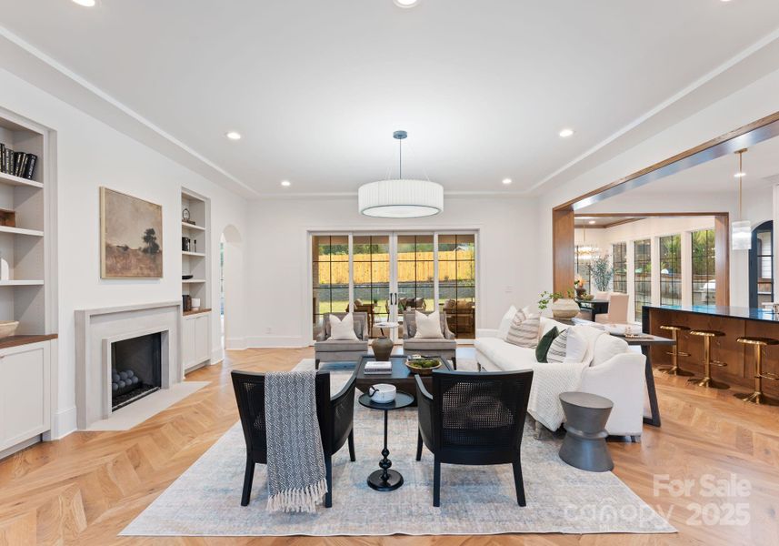 Furnished interior view inside a new home in , Charlotte (Image 16).